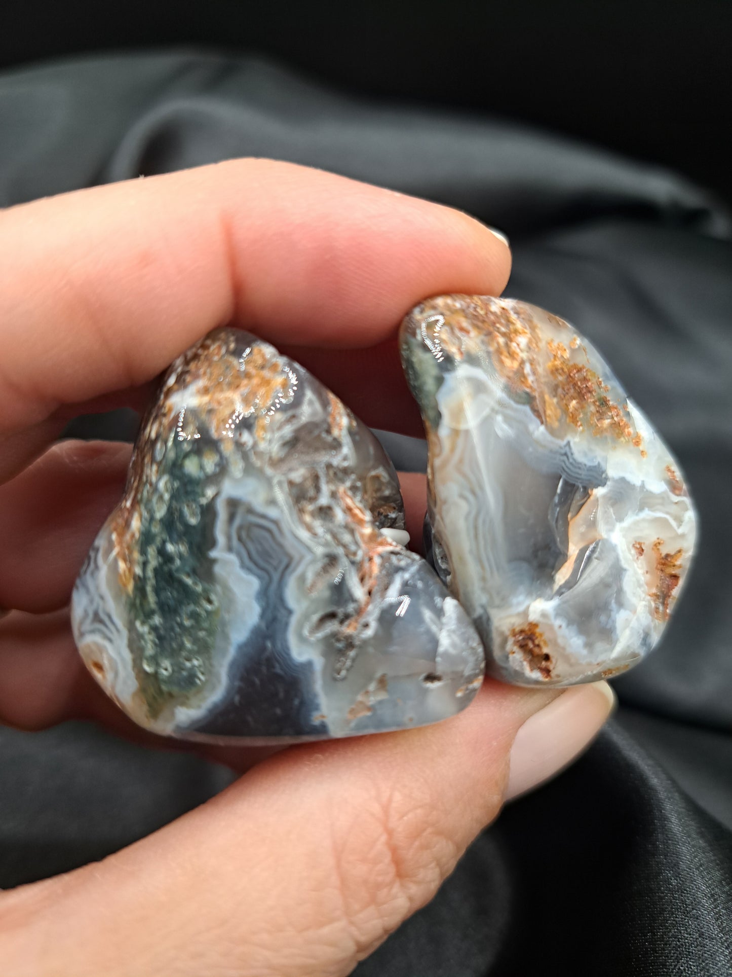 Sashe Large Agate Tumble Pair - You Choose