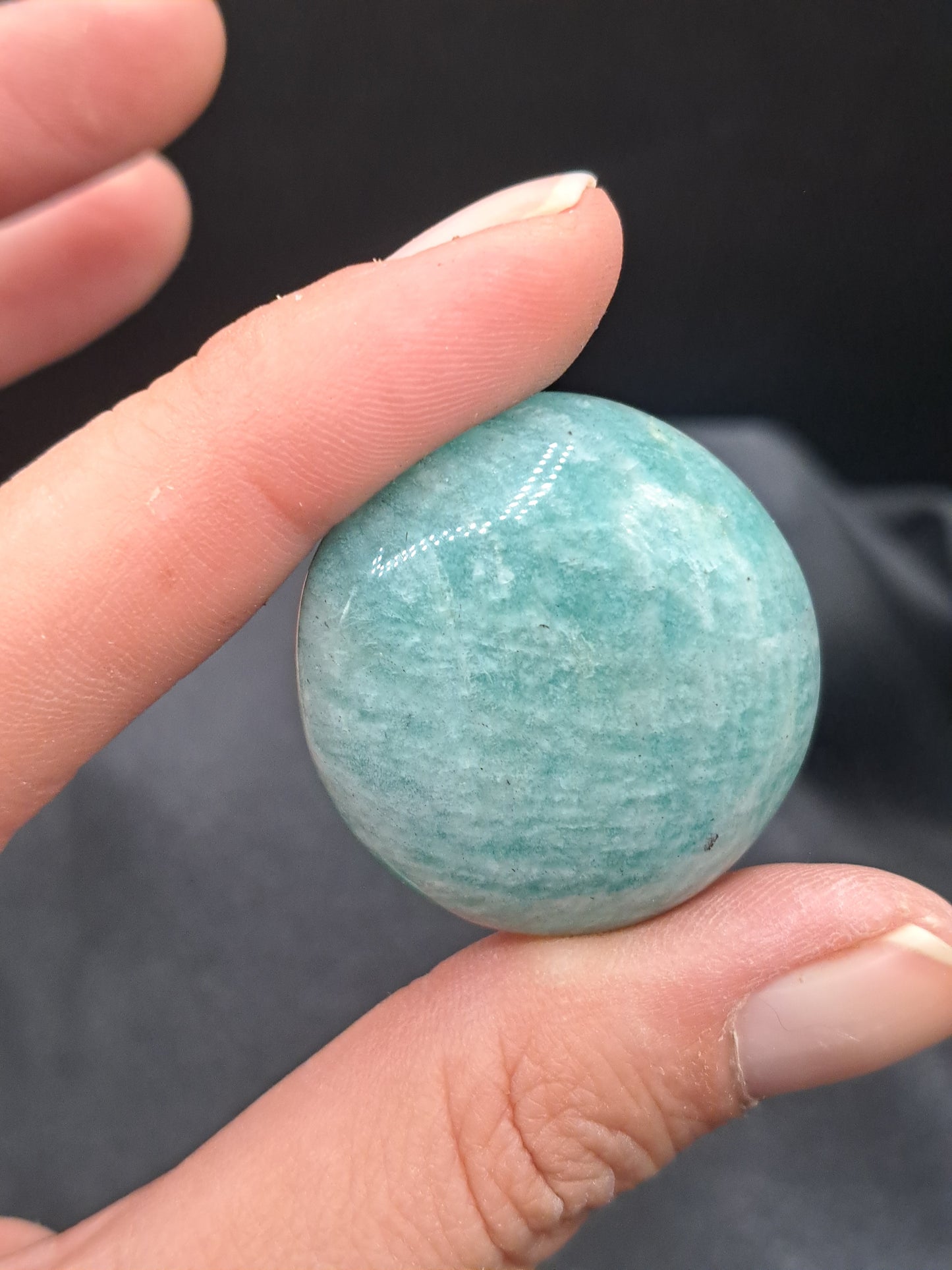 Amazonite Round Tumble - Intuitively Chosen