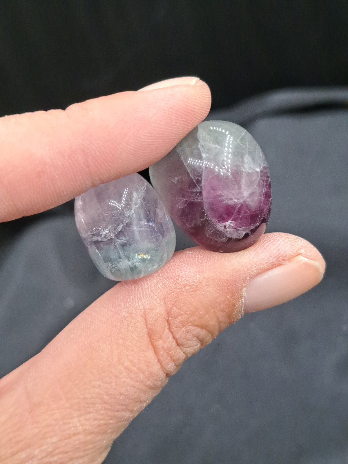 Rainbow Fluorite Tumble - Intuitive Pick