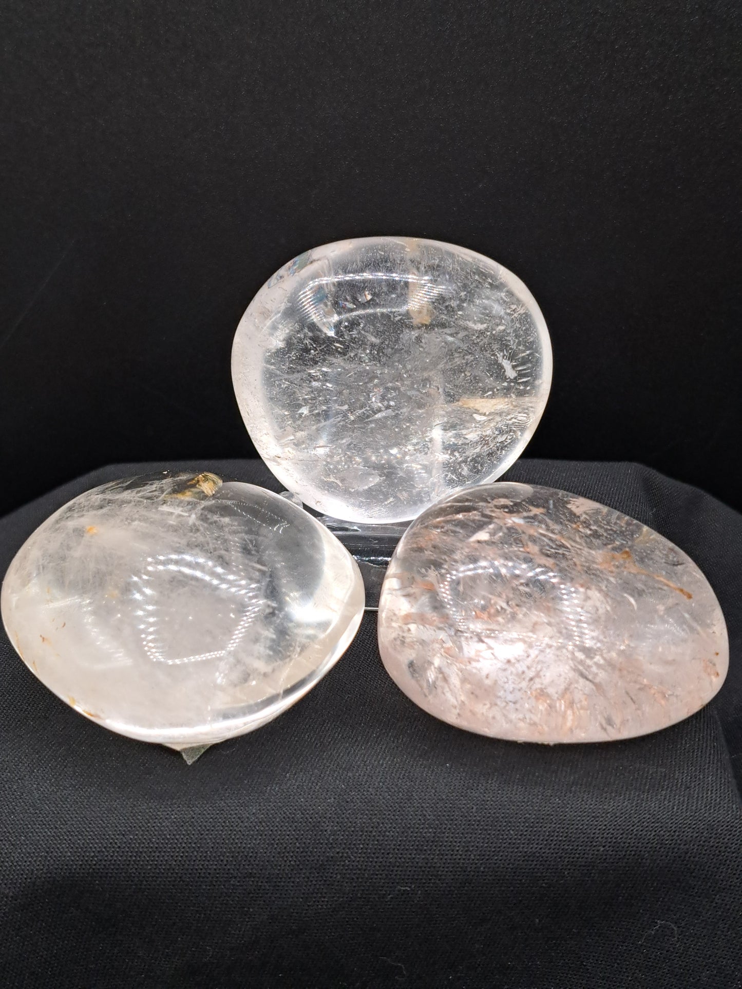 Clear Quartz Palm Stone - Intuitive Pick