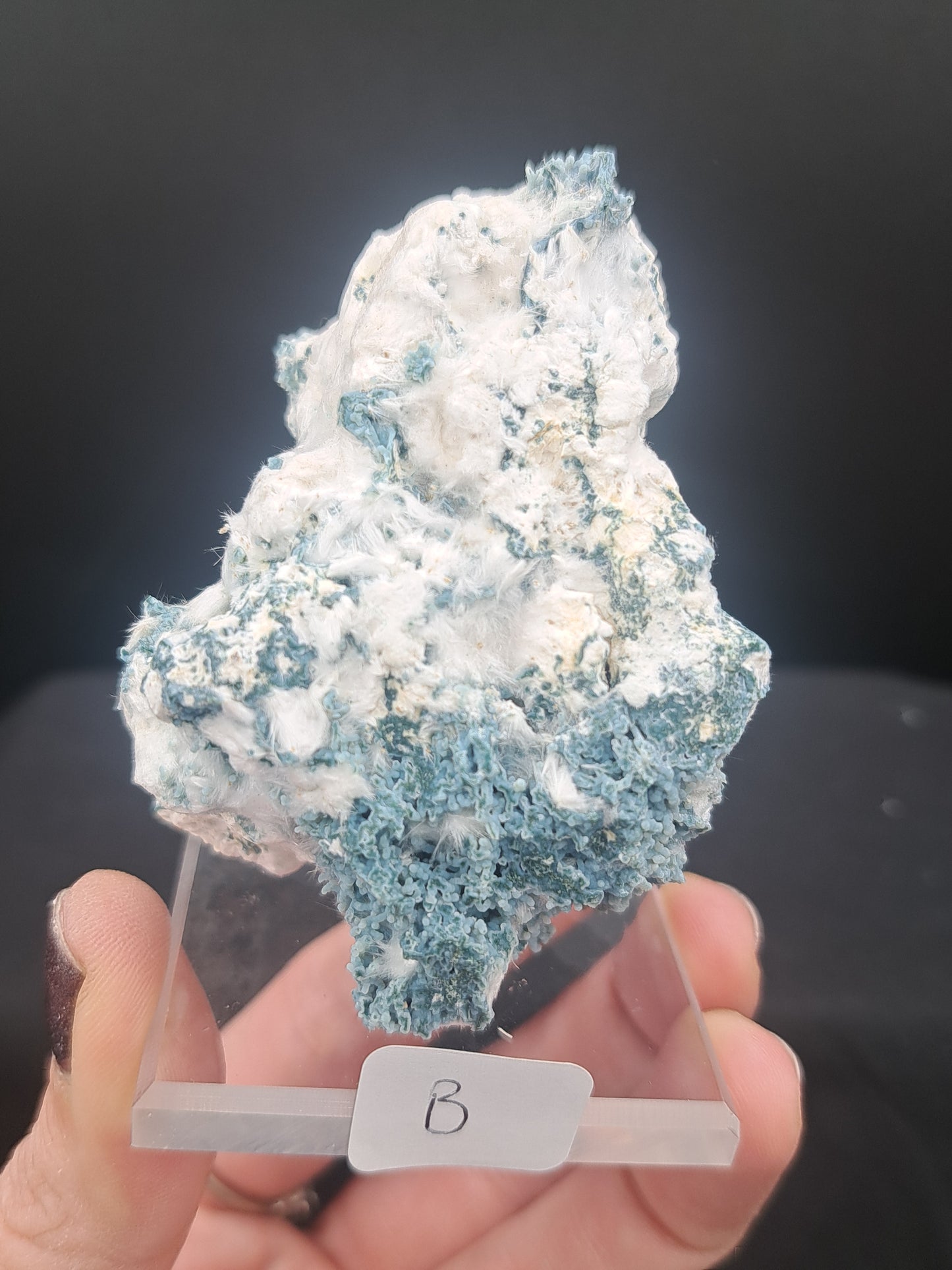 Okenite With Blue Chalcedony - You Choose