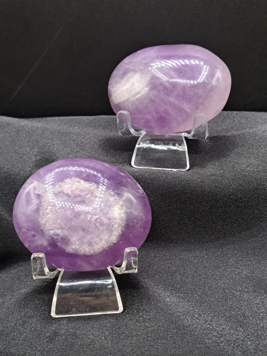 Amethyst Quartz Palm Stone - Intuitive Pick