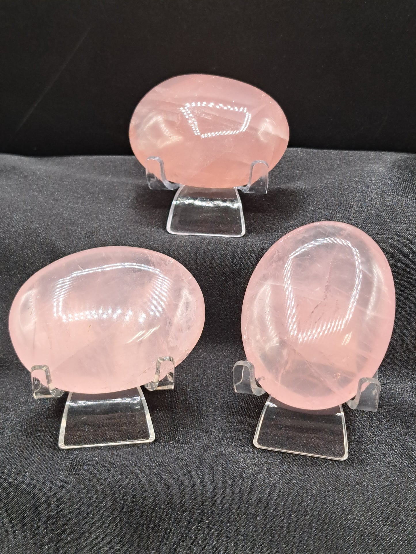 Rose Quartz Palm Stone - Intuitive Pick