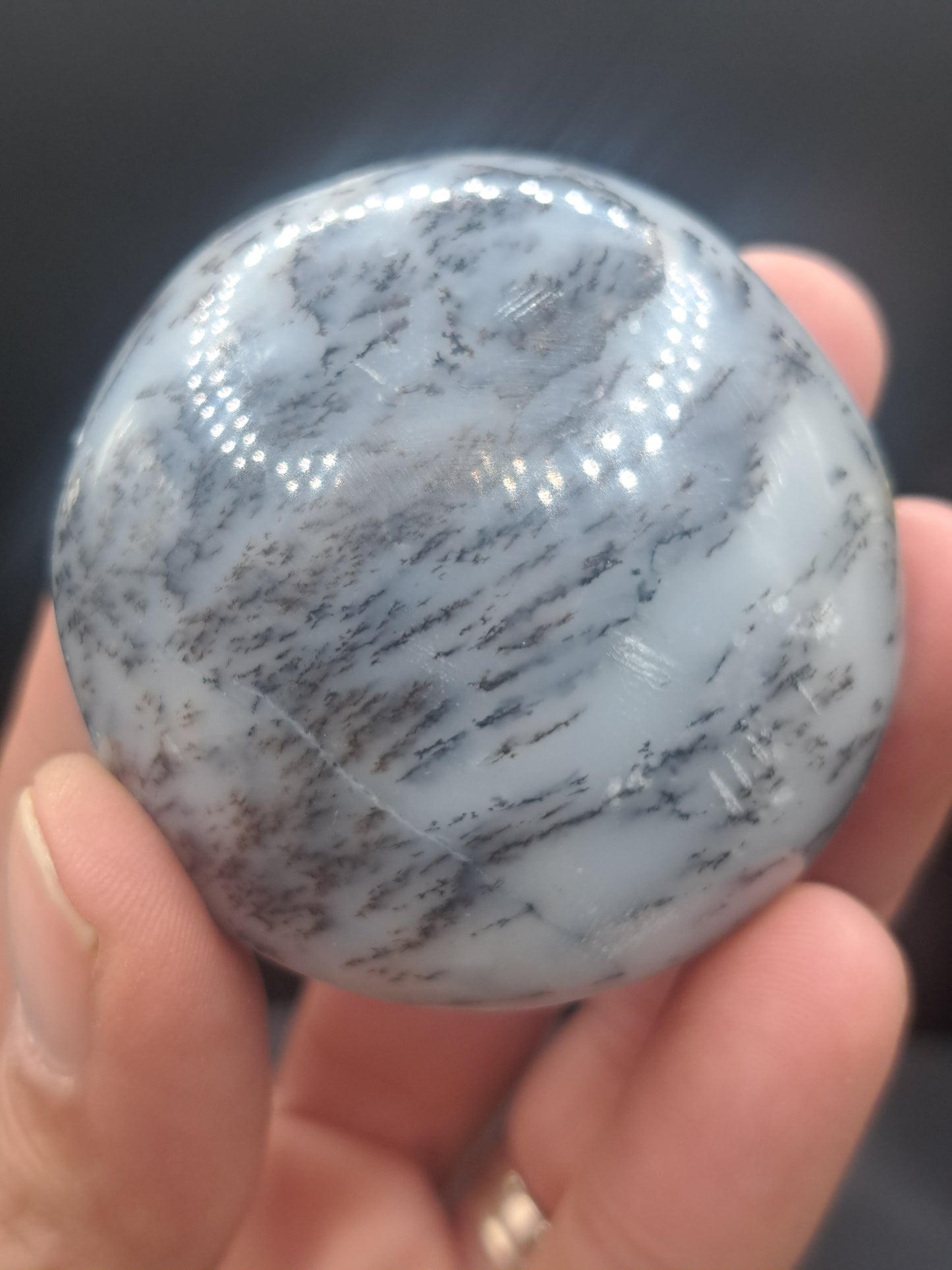 Dendritic Agate Palm Stone - You Choose