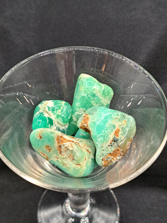 Chrysoprase Chalcedony Tumble - Intuitive Pick