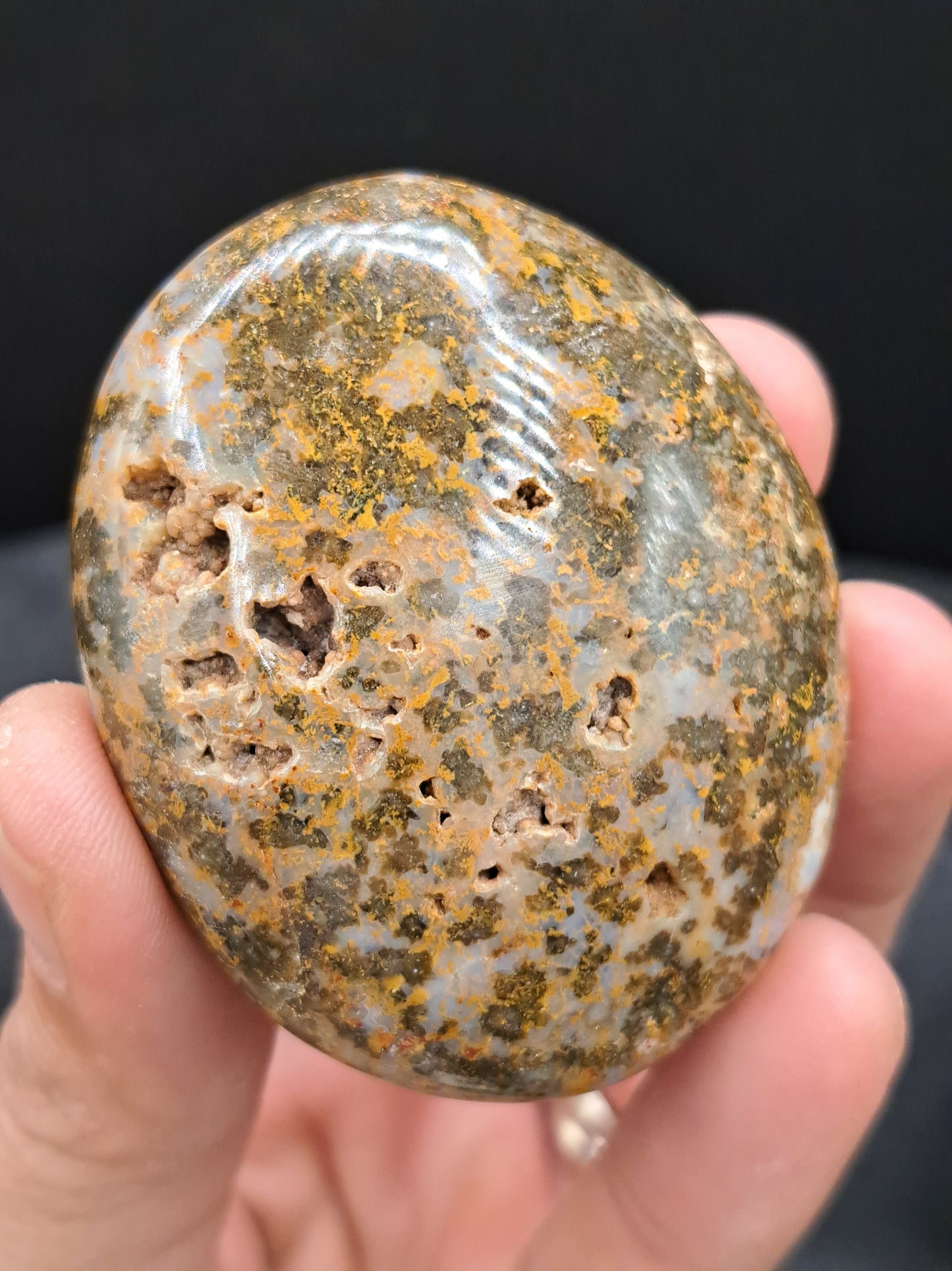 Sea Jasper Palm Stone - You Choose