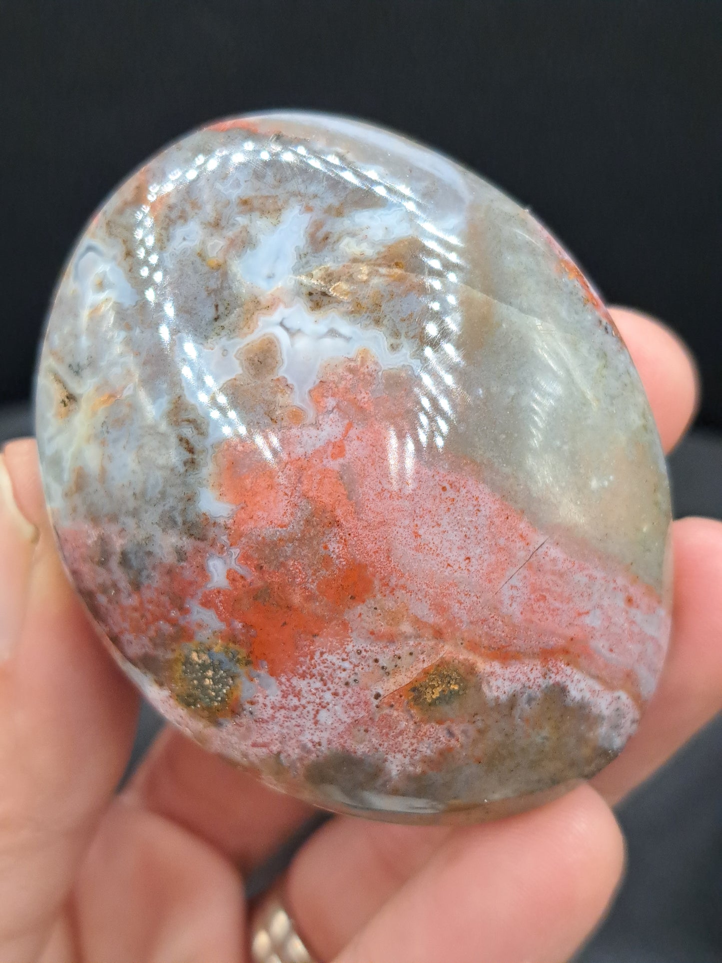 Sea Jasper Palm Stone - You Choose