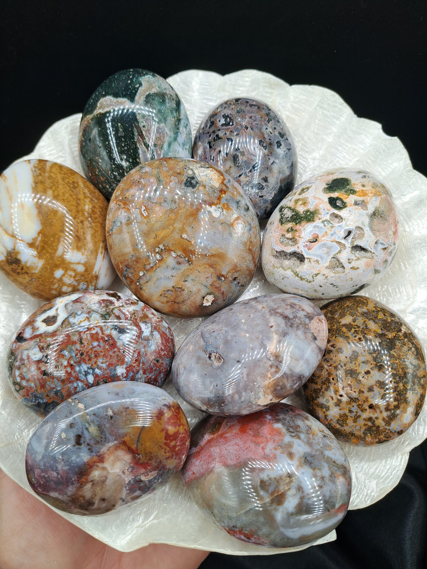 Sea Jasper Palm Stone - You Choose