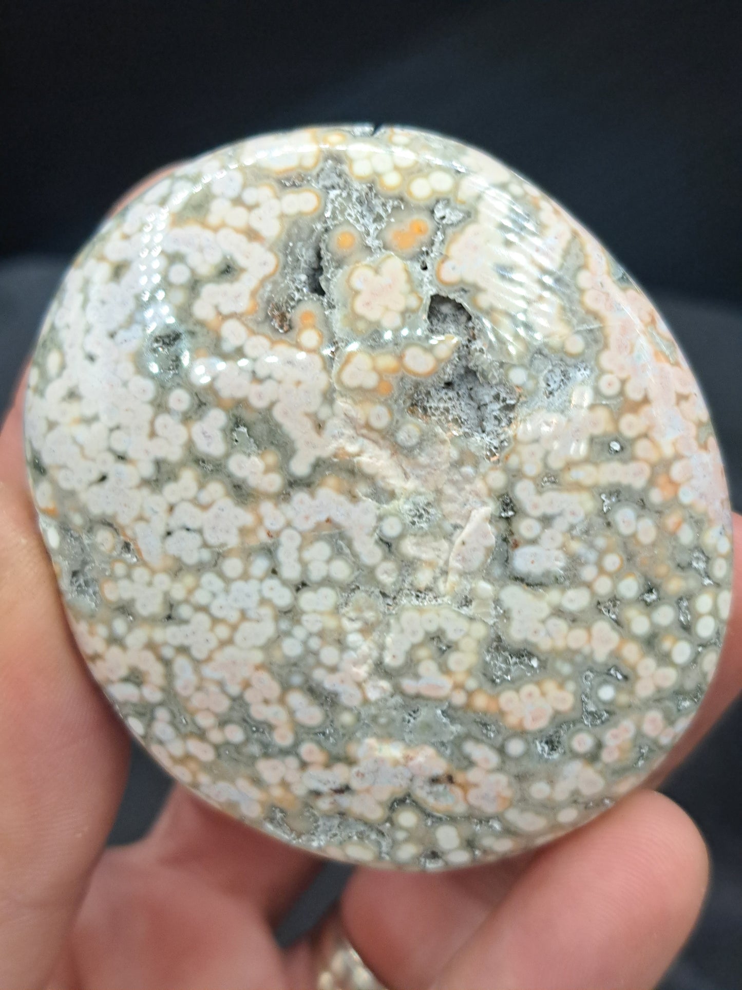 Veinless Ocean Jasper Pebble - You Choose