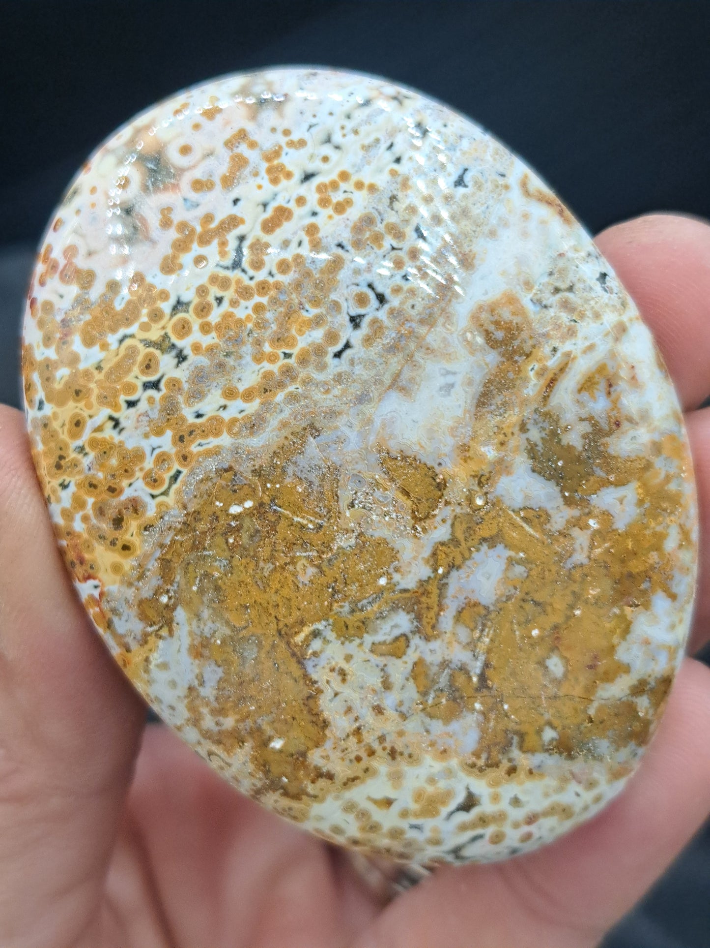 Veinless Ocean Jasper Pebble - You Choose