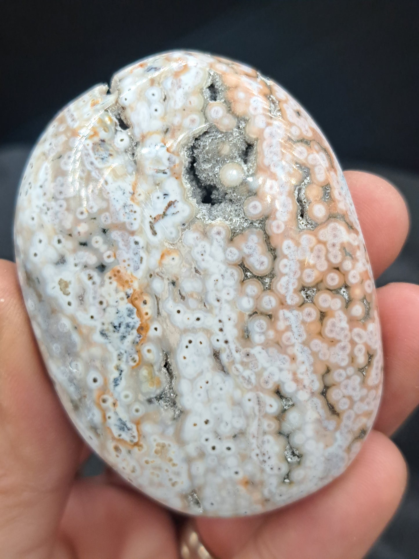 Veinless Ocean Jasper Pebble - You Choose