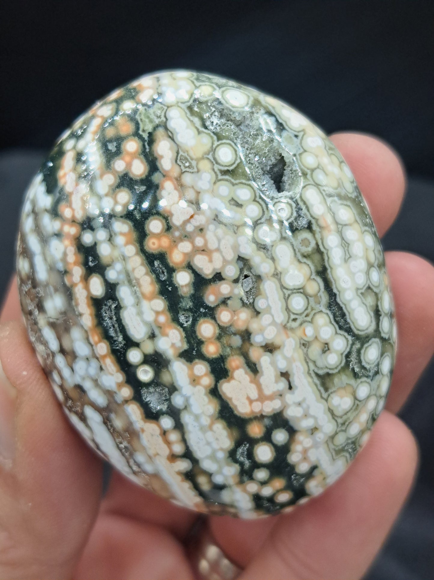 Veinless Ocean Jasper Pebble - You Choose