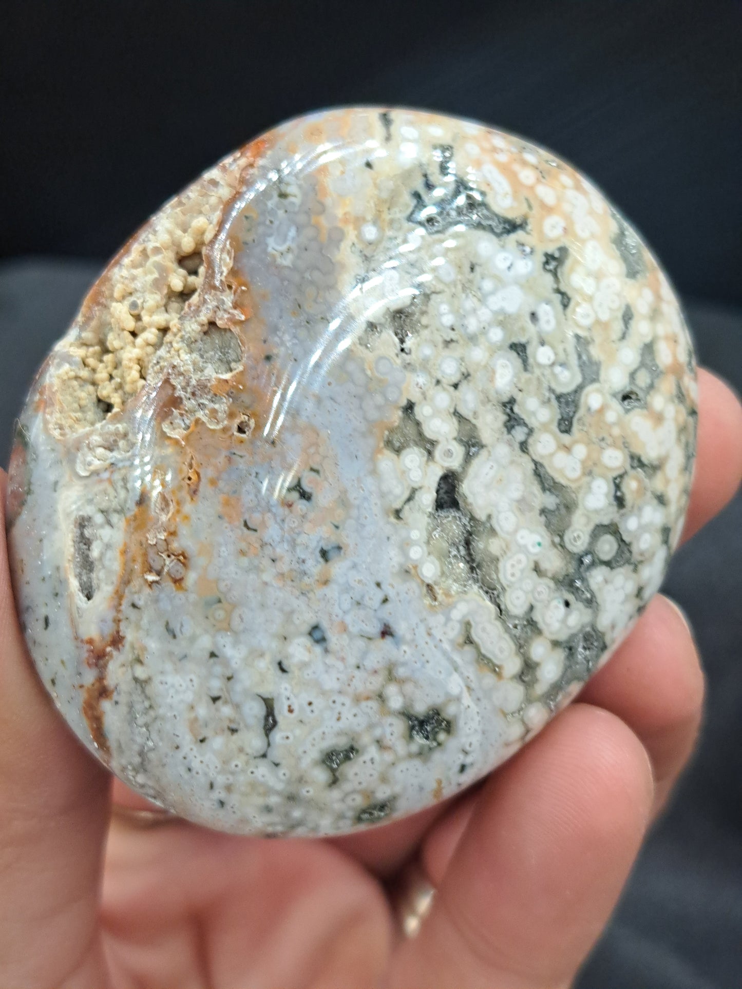 Veinless Ocean Jasper Pebble - You Choose