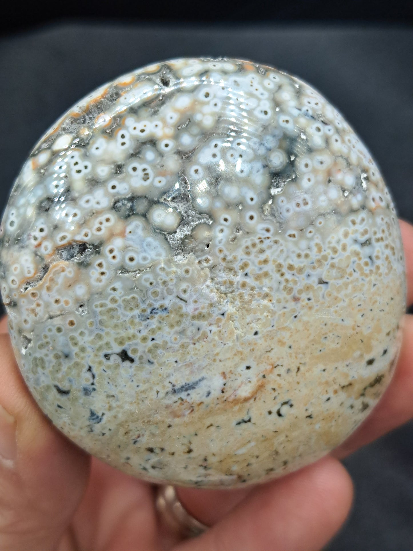 Veinless Ocean Jasper Pebble - You Choose