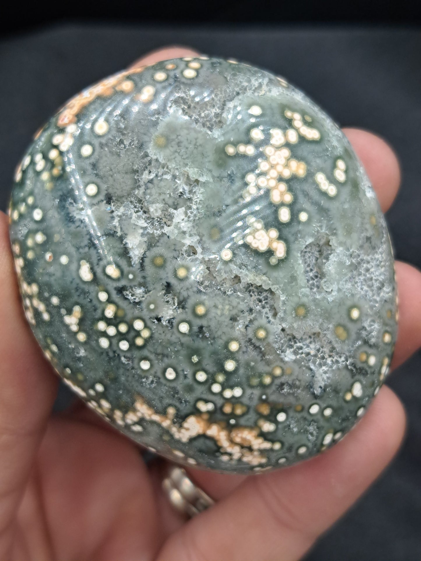 Veinless Ocean Jasper Pebble - You Choose