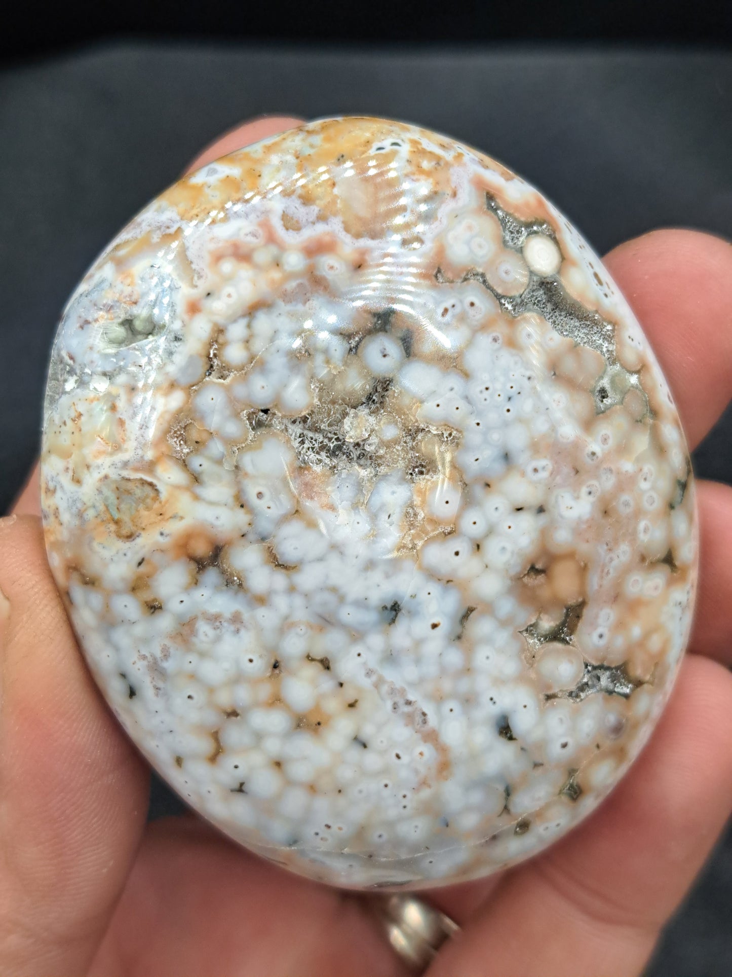 Veinless Ocean Jasper Pebble - You Choose