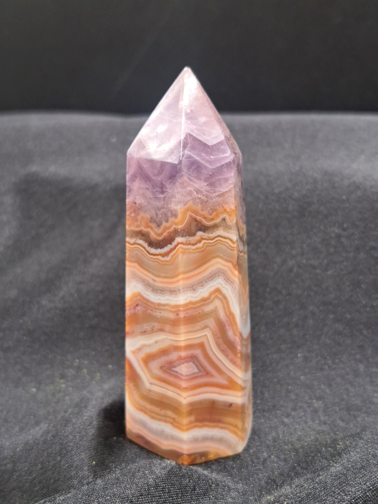 Amethyst & Crazy Lace Agate Tower - You Choose