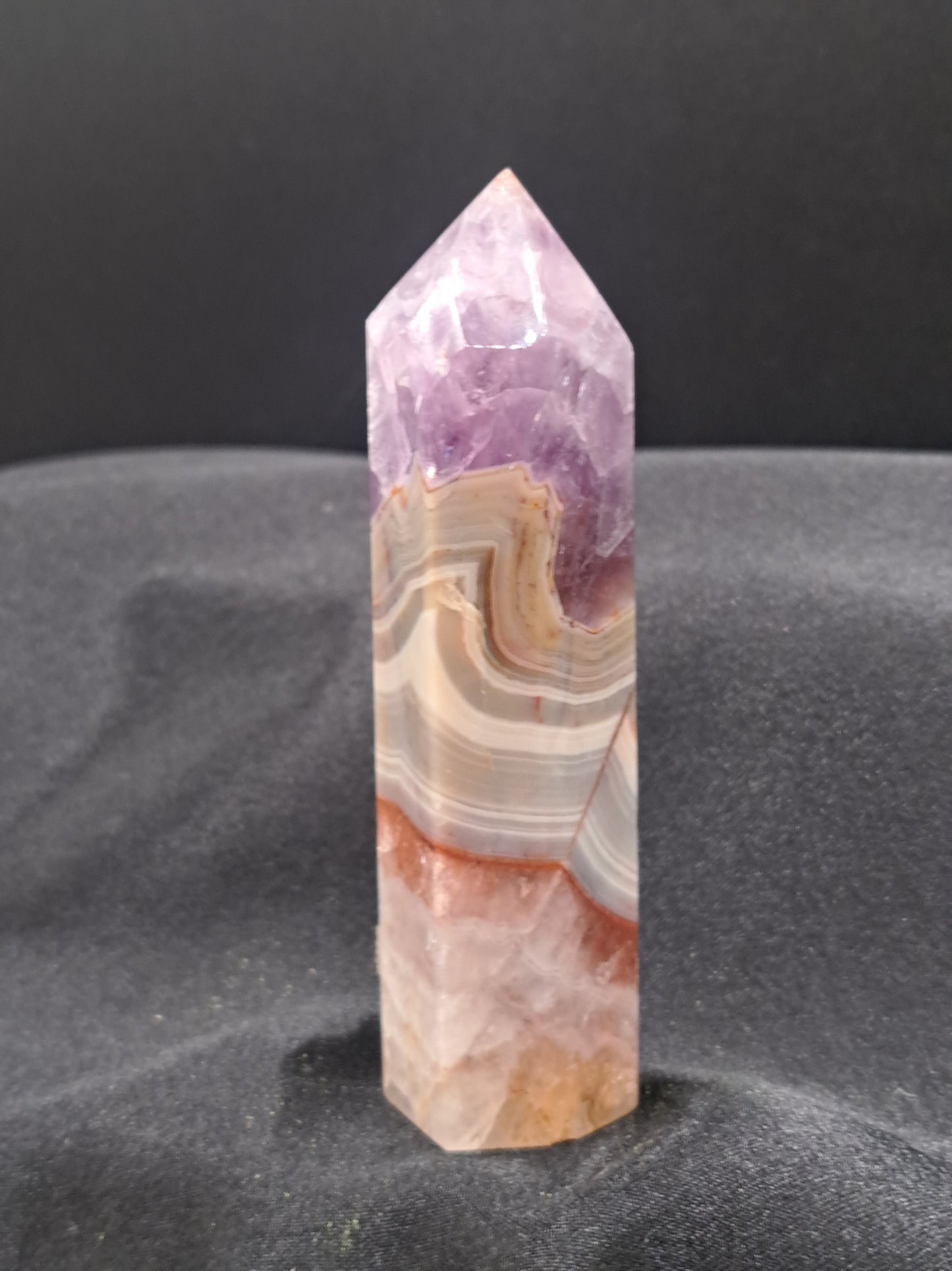 Amethyst & Crazy Lace Agate Tower - You Choose