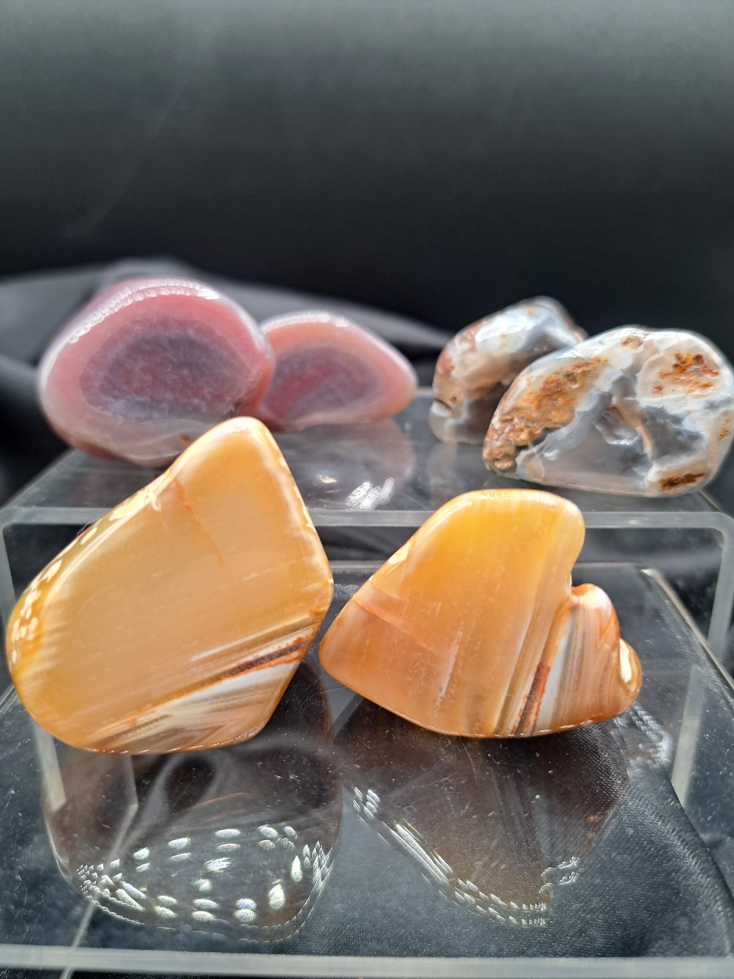 Sashe Large Agate Tumble Pair - You Choose