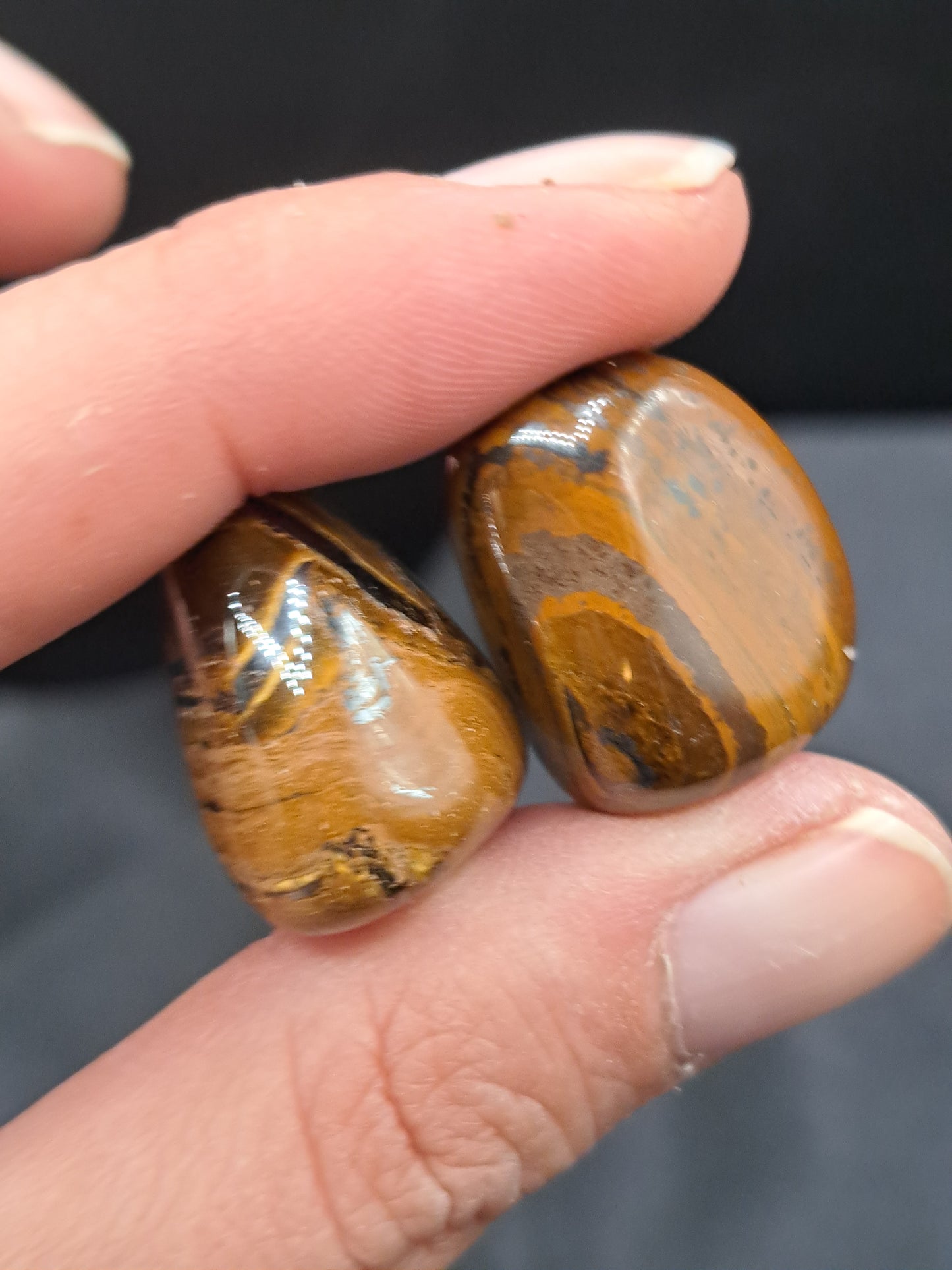 Tiger's Eye Tumble - Intuitive Pick