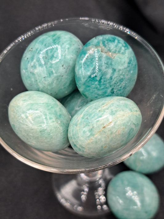 Amazonite Round Tumble - Intuitively Chosen