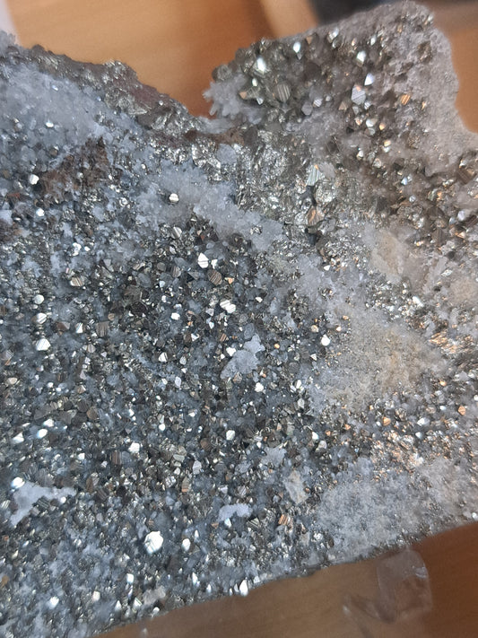 Pyrite Druse on Matrix - You Choose
