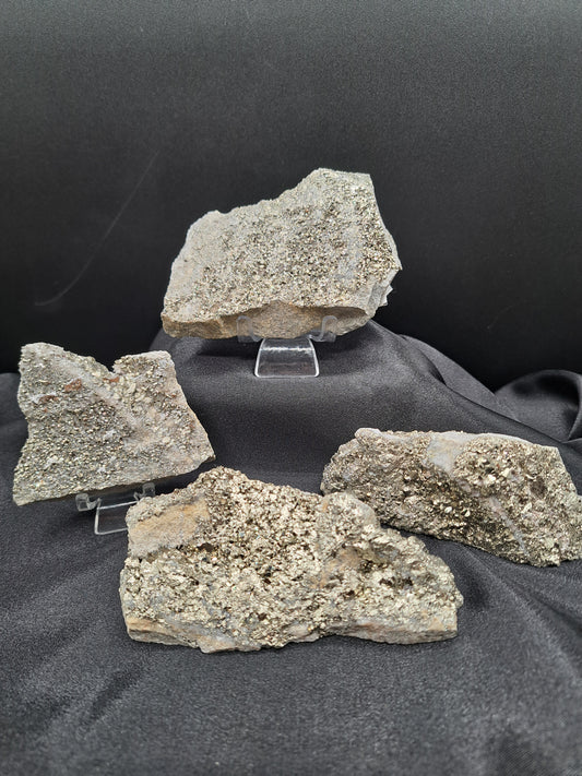 Pyrite Druse on Matrix - You Choose