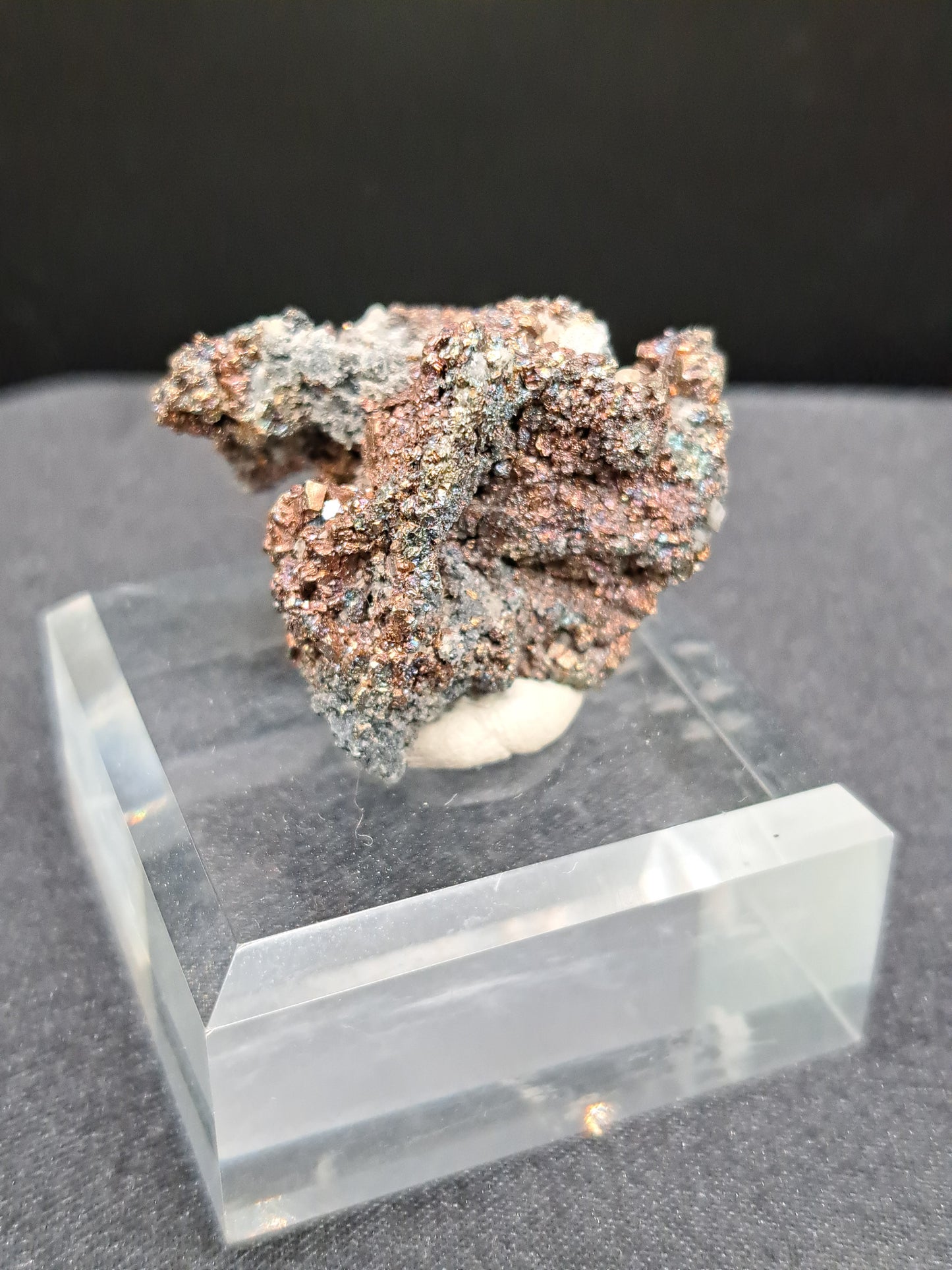 Iridescent Pyrite Cluster